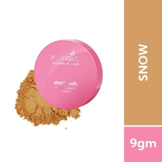 Biotique Natural Makeup Startouch Flawless Matte Compact (Snow), 9gm
